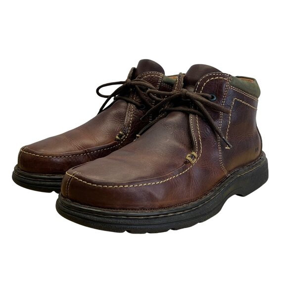 Johnston & Murphy Men’s Mahogany Leather Upper Lace-Up Chukka Boot Size 12 M main image 8